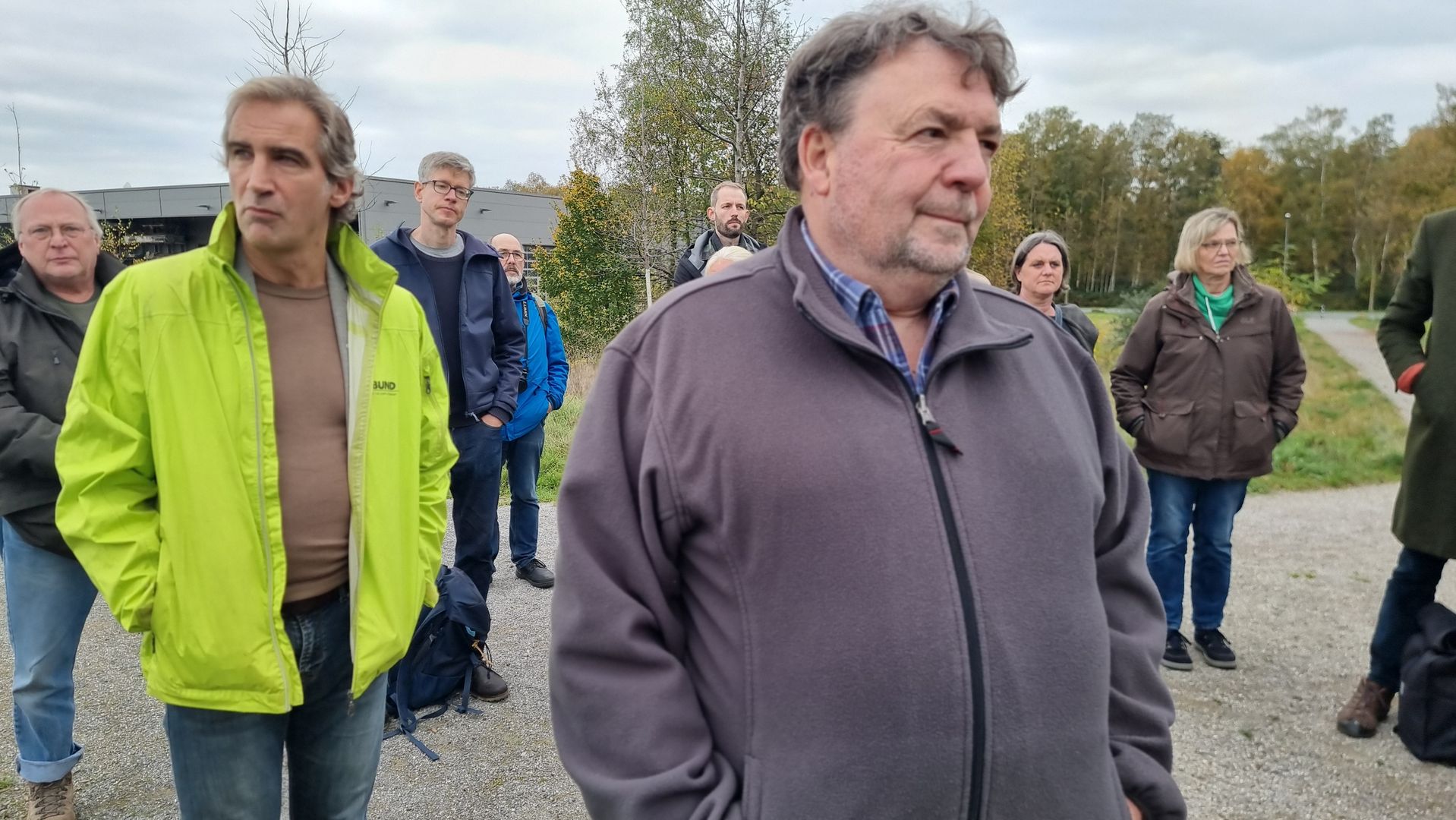 Die Delegierten bei der Führung